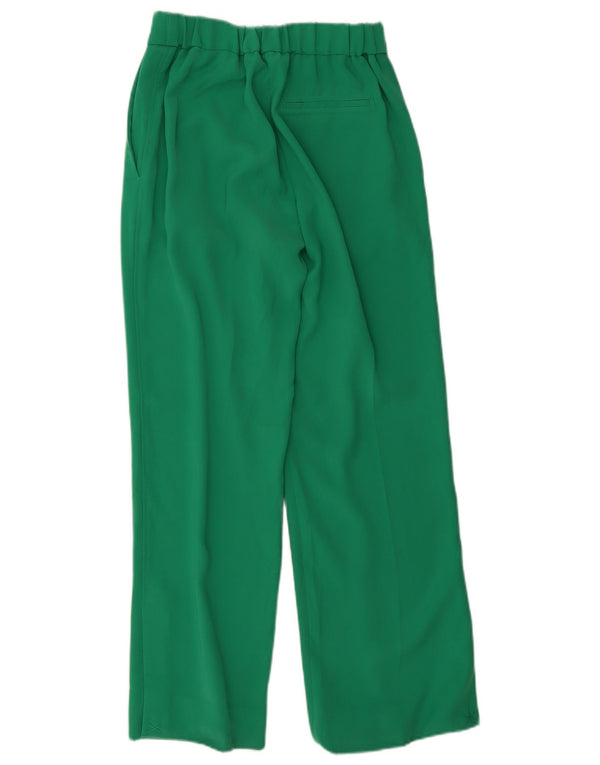 Pantaloni chino pentru femei Reiss Petite Loose Fit UK 6 XS W24 L29 Verde