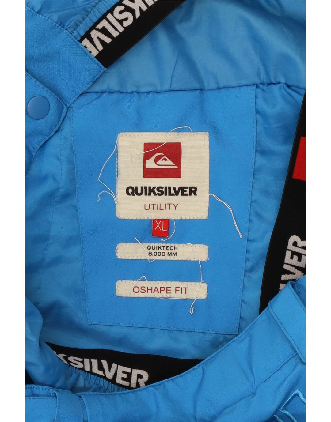 Pantaloni de schi grafici Quiksilver pentru bărbați XL, poliester albastru