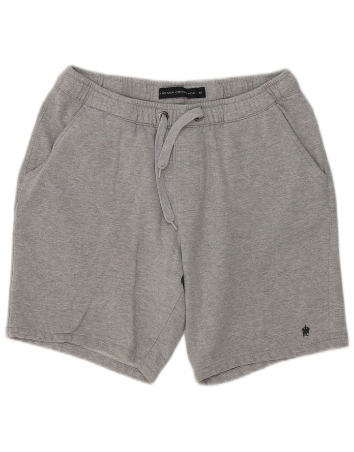 Pantaloni scurți sport pentru bărbați de la French Connection, din poliester cu pete gri medii