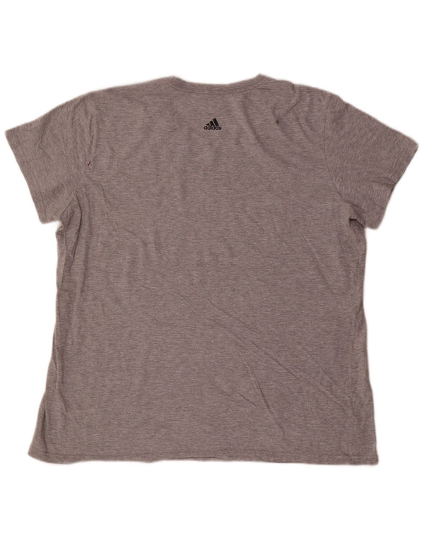 Tricou grafic pentru bărbați Adidas Top 2XL gri