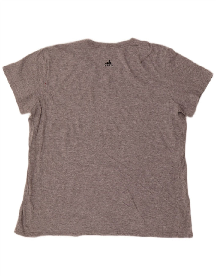 Tricou grafic pentru bărbați Adidas Top 2XL gri
