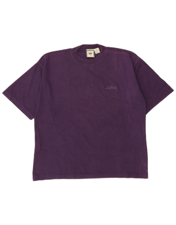 Tricou pentru bărbați Levi's Top din bumbac violet mediu
