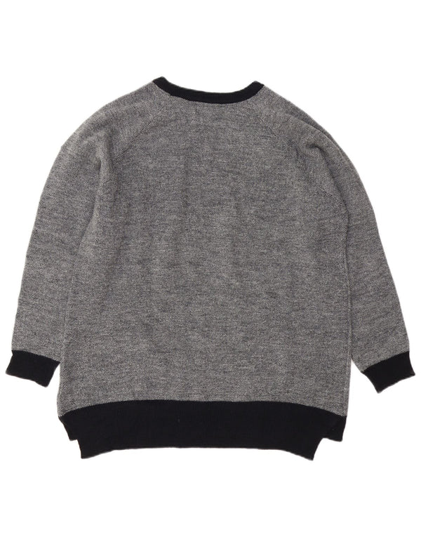 Marina Militare Pulover pentru damă cu gât de barcă UK 14 Medium Gri Acrilic