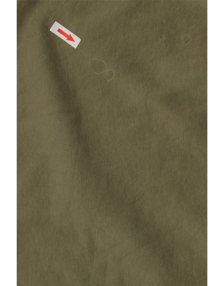 Pulover oversize ADIDAS Crop pentru femei UK 14 Bumbac kaki mare