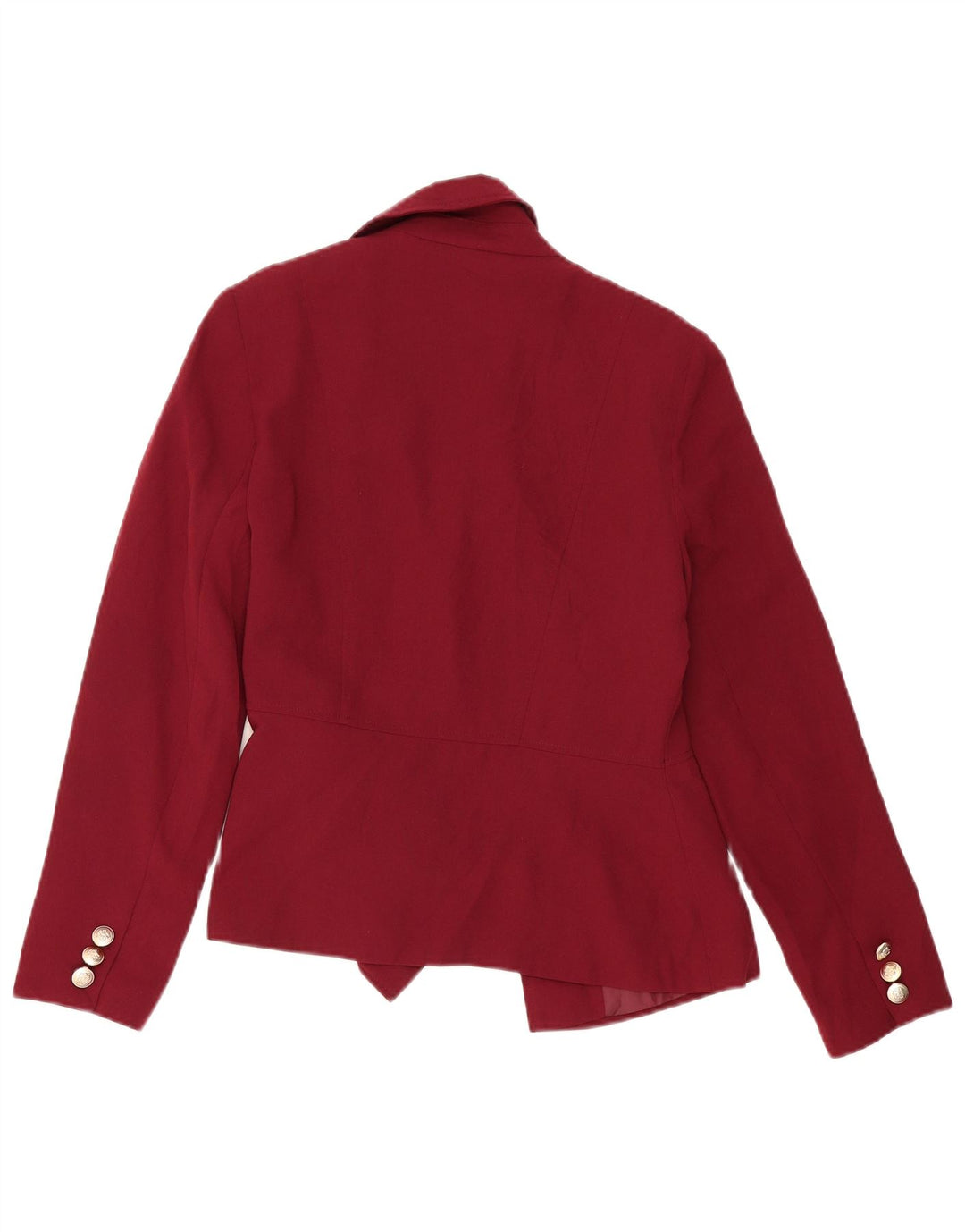 Jachetă Blazer deschisă pentru femei Lipsy UK 12 Medium Burgundy Poliester
