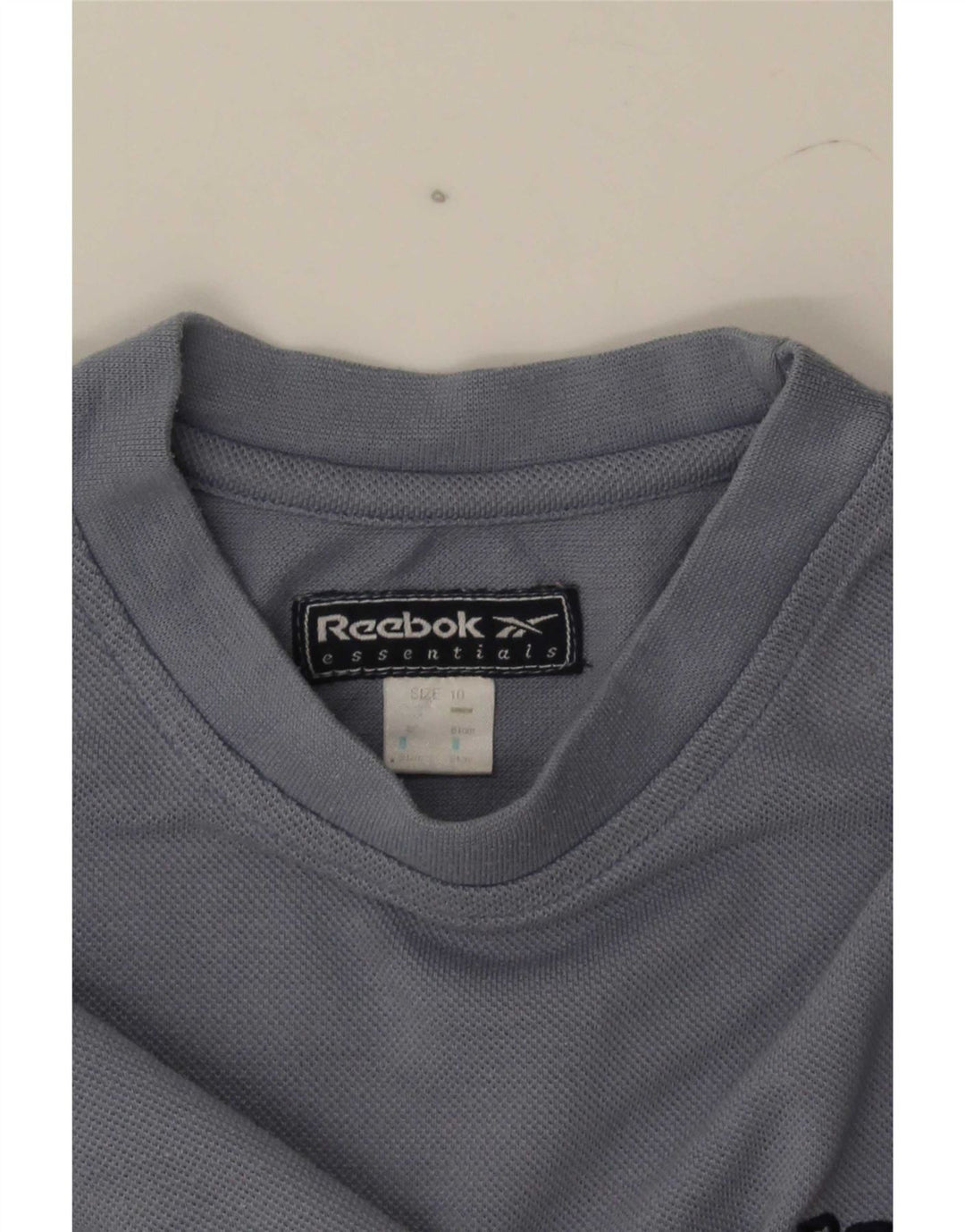 Reebok Tricou Crop Top UK 10 Small Gri