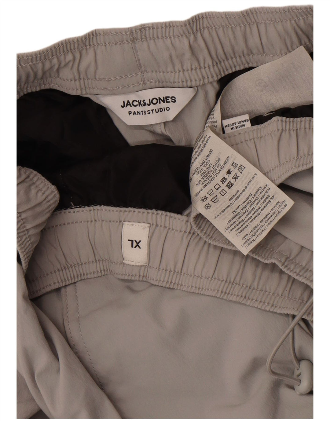 Jack & Jones Pantaloni de trening cargo pentru bărbați XL, nailon gri