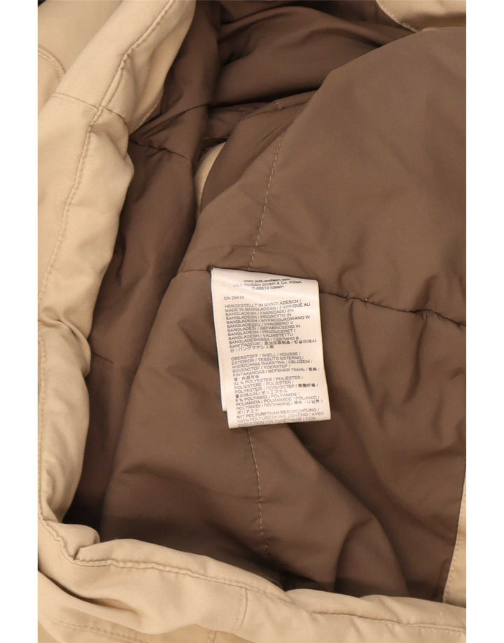 Jack Wolfskin Jachetă Parka cu glugă pentru femei UK 14 Medium Bej Poliester