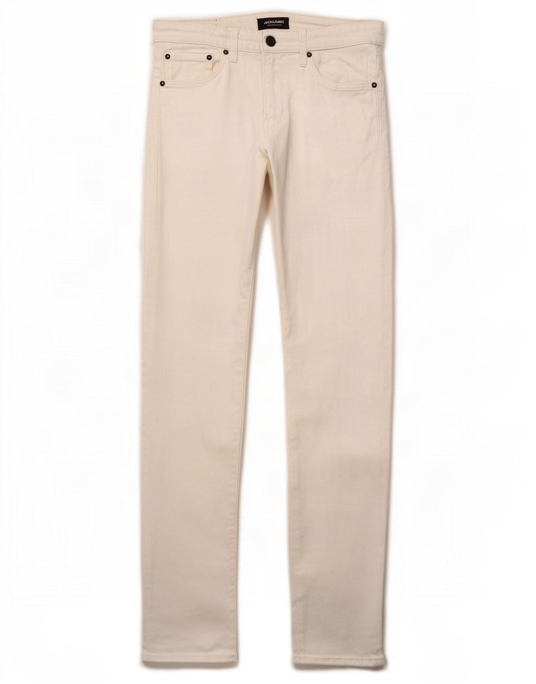 Blugi slim pentru bărbați Jack & Jones W32 L34 bumbac alb