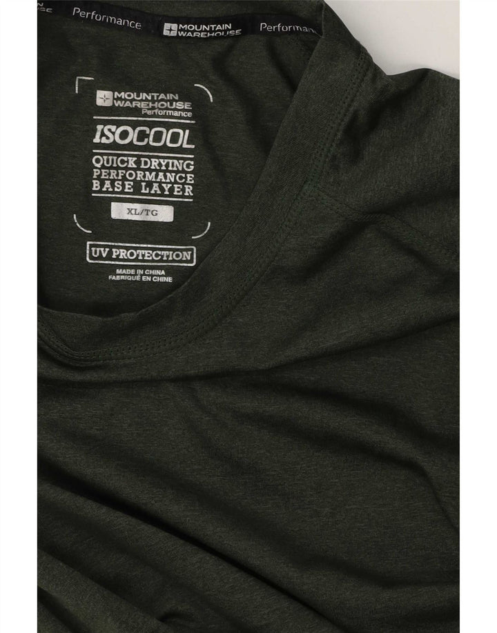 Tricou IsoCool pentru bărbați Mountain Warehouse Top XL Verde