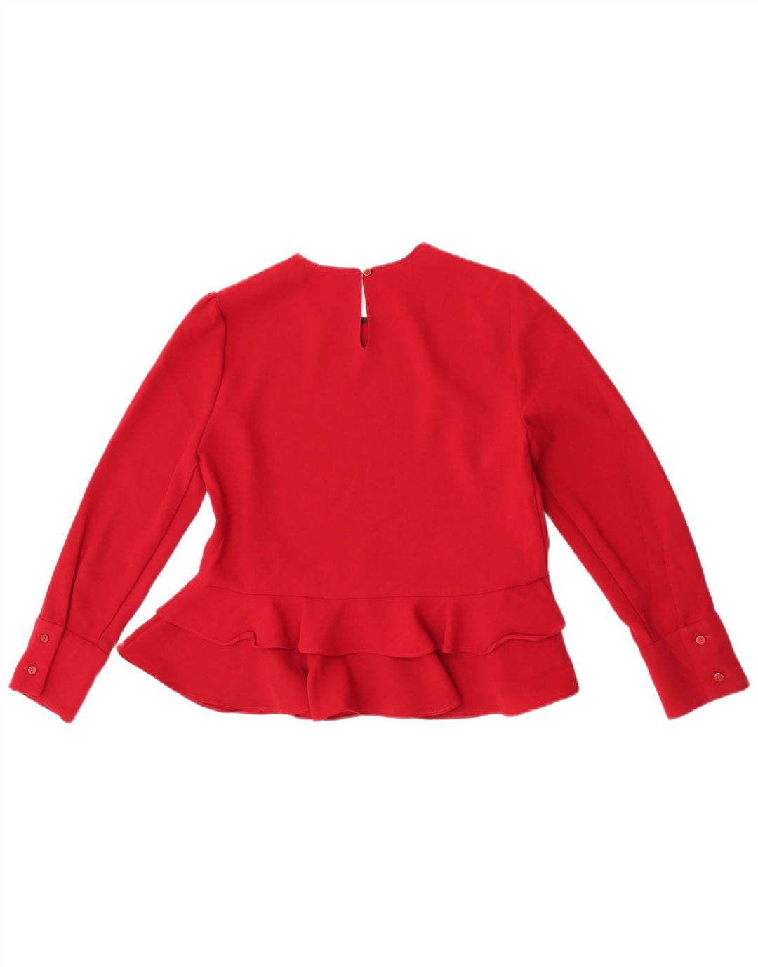 Bluză cu mânecă lungă pentru femei Zara UK 12 Medium Red