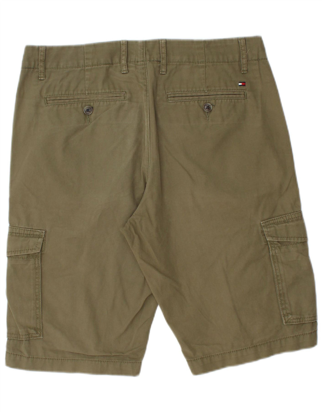 Pantaloni scurți cargo Tommy Hilfiger pentru bărbați W32, bumbac mediu kaki