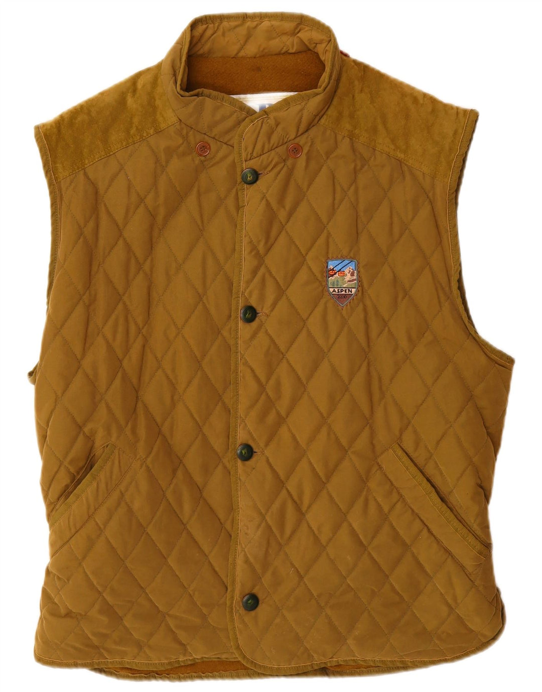 CASUCCI Gilet matlasat pentru barbati UK 40 Large Beige