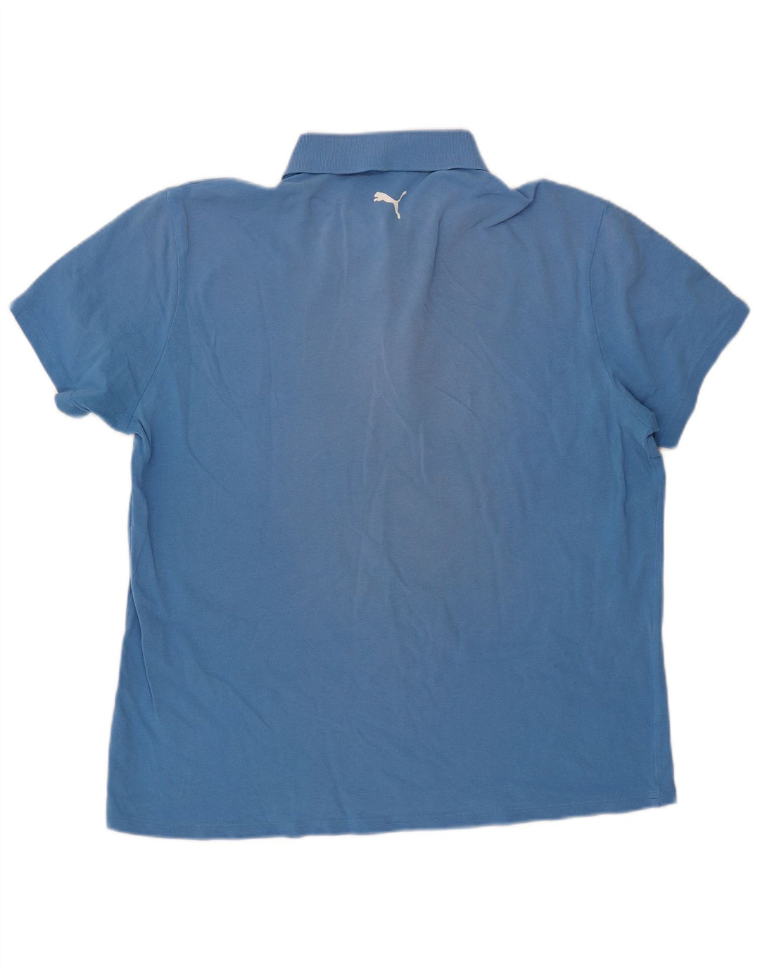 Tricou polo pentru bărbați PUMA XL, bumbac albastru