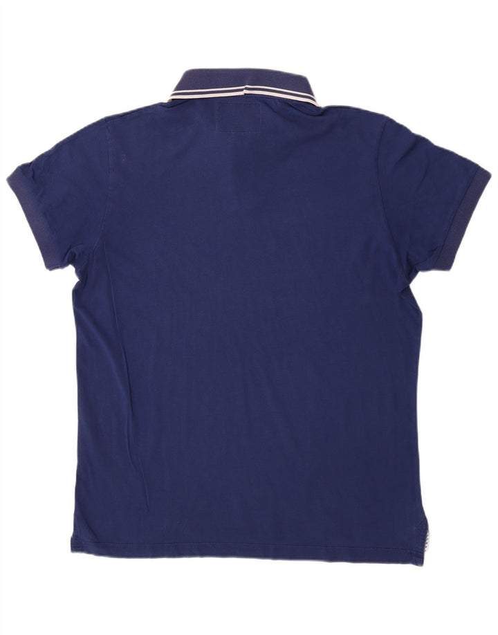 Tricou polo pentru bărbați Woolrich, mare, bleumarin, bumbac