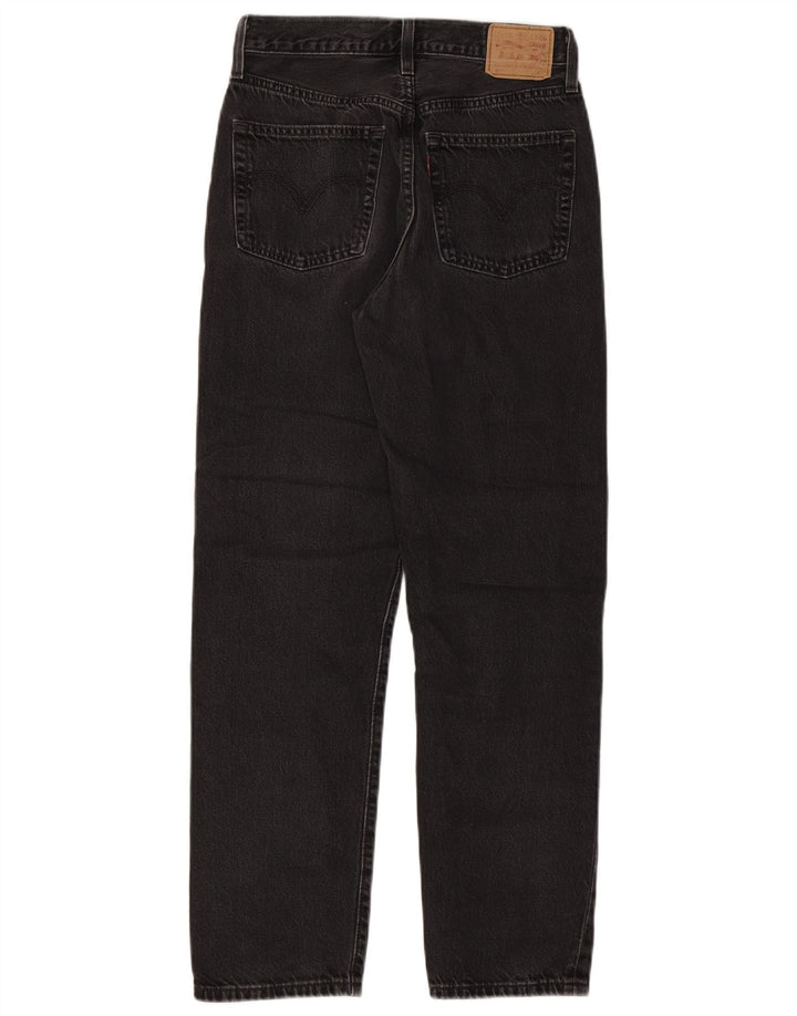 Blugi drepti pentru femei Levi's 501 W26 L28 bumbac negru