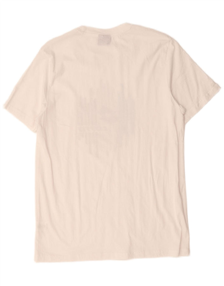 Tricou grafic Lotto pentru bărbați Top mare din bumbac alb