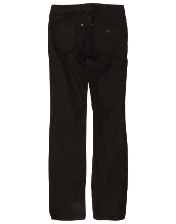 Blugi drepti pentru femei G-Star W29 L34 bumbac negru