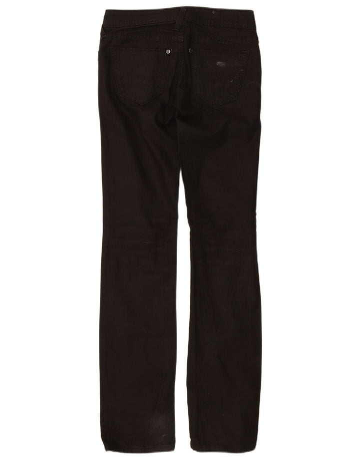 Blugi drepti pentru femei G-Star W29 L34 bumbac negru