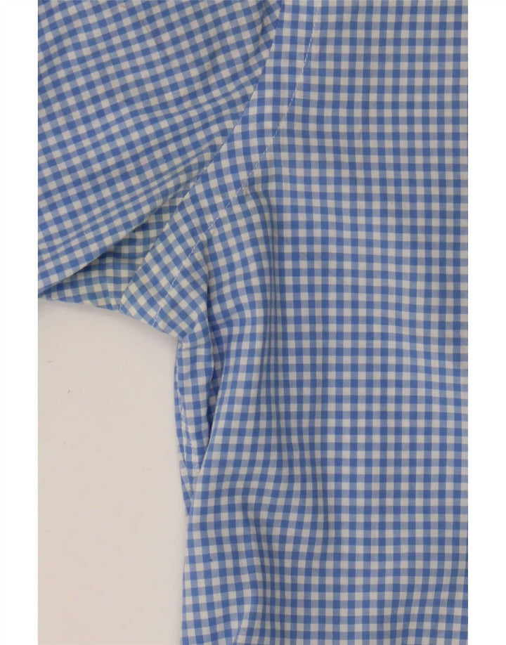 Cămașă pentru bărbați Ralph Lauren XS Blue Gingham Bumbac