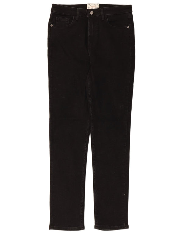 Fat Face Blugi Sway Slim pentru femei UK 12 Medium W30 L30 Bumbac negru