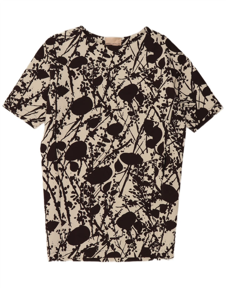 Erika Cavallini Rochie oversize pentru femei IT 40 Small Black Geometric