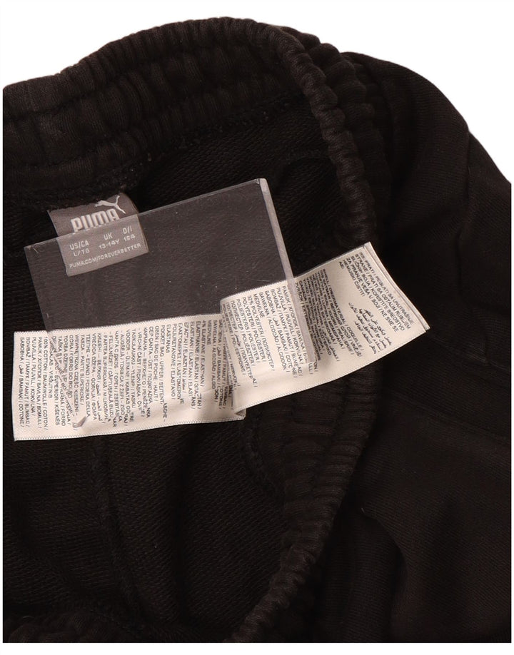 Pantaloni de trening grafic PUMA pentru băieți Pantaloni de jogging 13-14 ani Maro Poliester