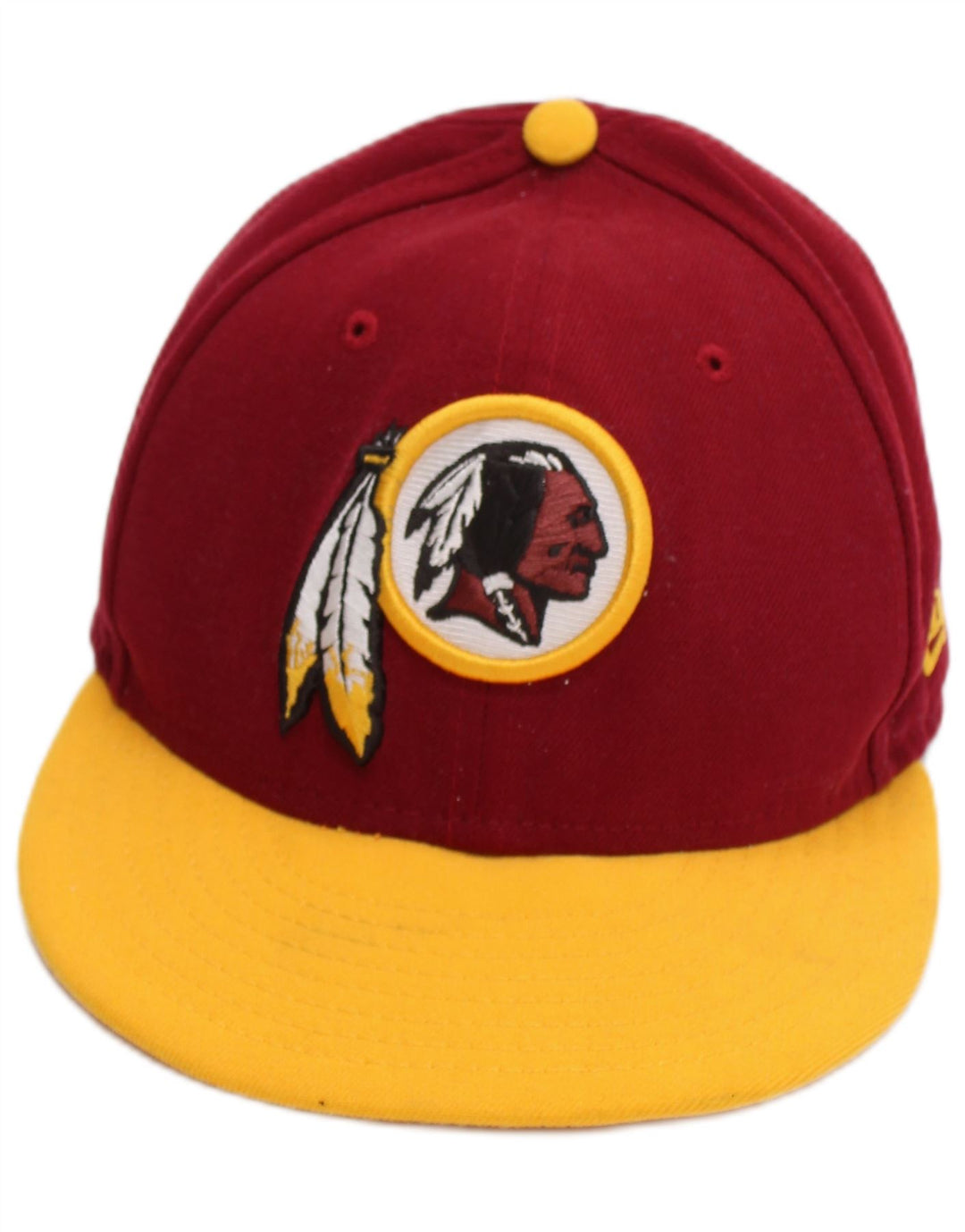 Șapcă de baseball cu grafică New Era pentru bărbați, din poliester color-bloc burgundă mediu
