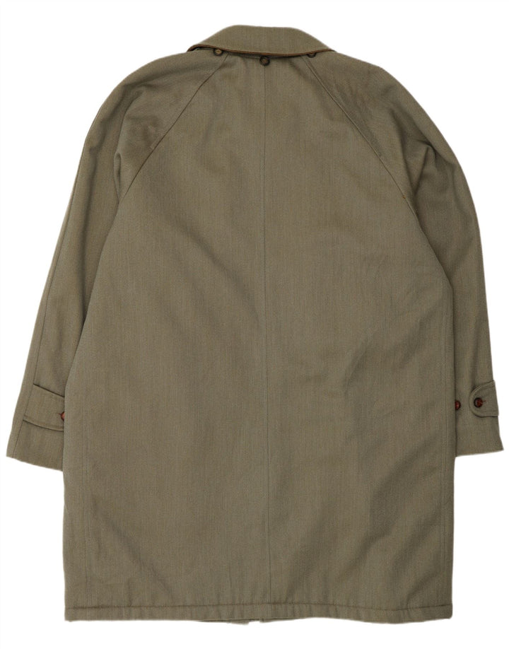 Pardesiu vintage pentru bărbați EU 58 4XL Lână verde