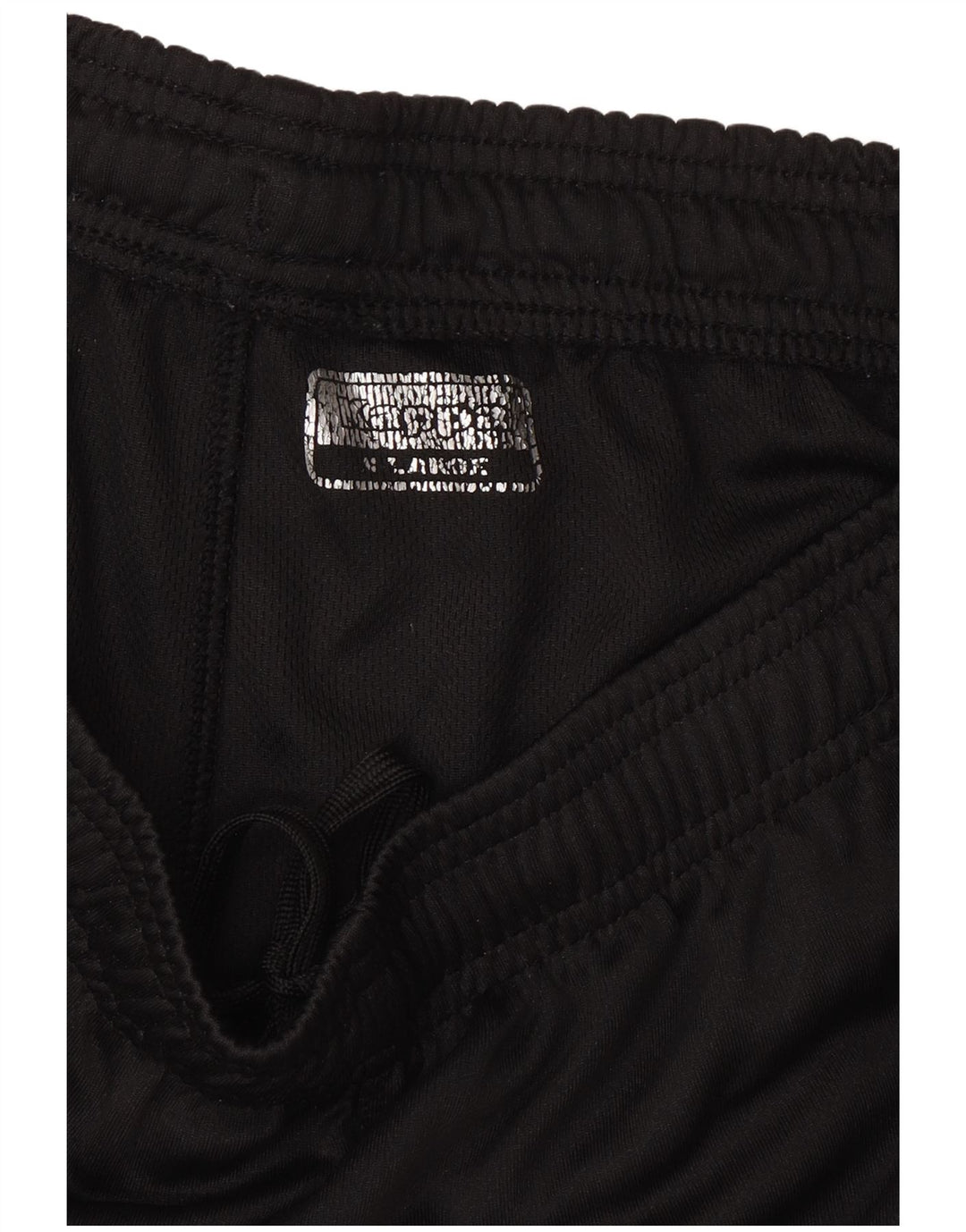 Pantaloni de trening cu grafică pentru bărbați Kappa, poliester mediu negru