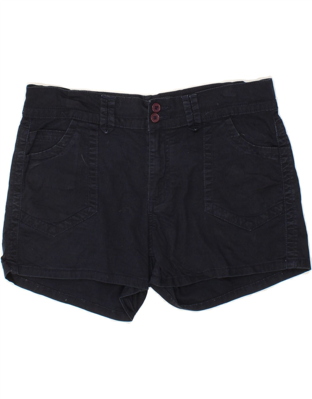 LEE Womens Hot Pants US 6 Medium W30  Navy Blue Cotton Vintage Lee and Second-Hand Lee from Messina Hembry 