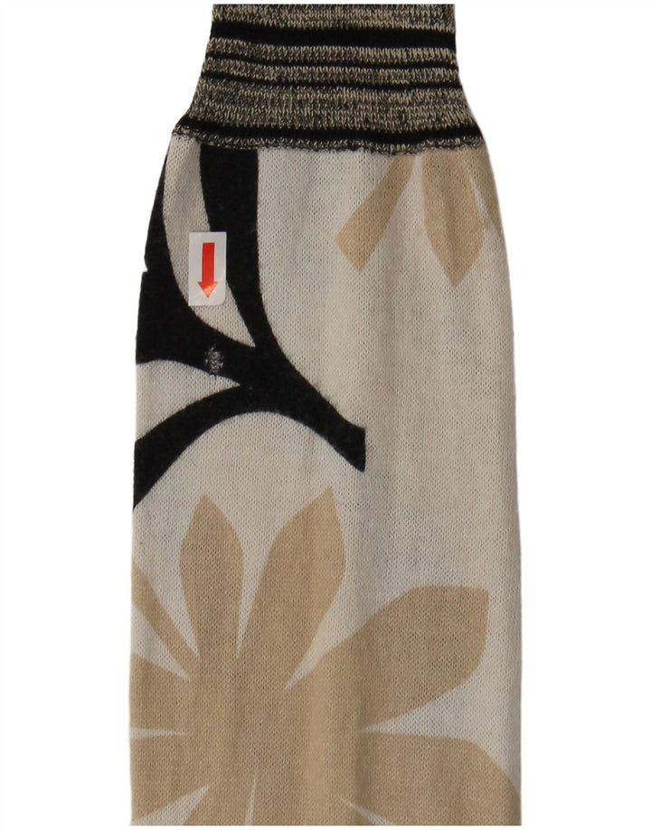 Pulover cardigan pentru femei ICEBERG UK 6 XS bumbac floral alb