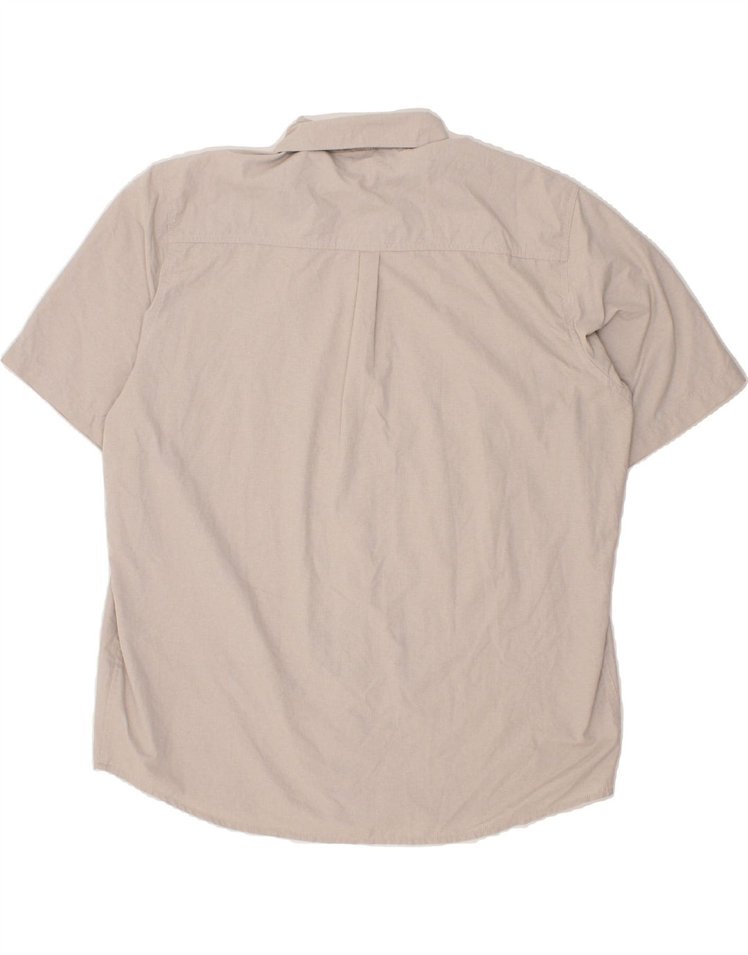 WRANGLER Mens Short Sleeve Shirt XL Grey Polyester Vintage Wrangler and Second-Hand Wrangler from Messina Hembry 