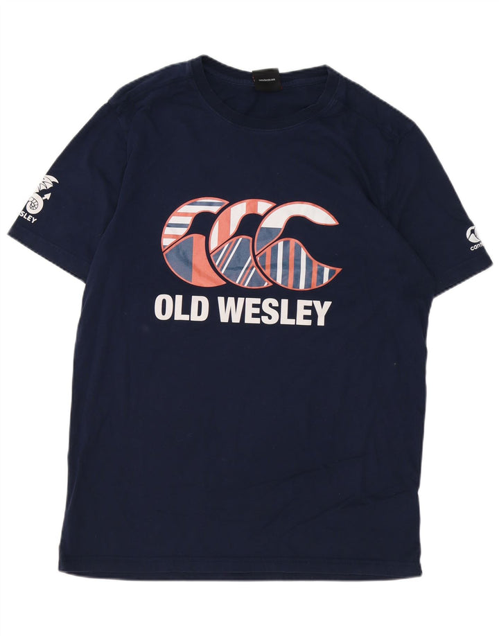 CANTERBURY tricou grafic pentru bărbați Top XL bumbac bleumarin