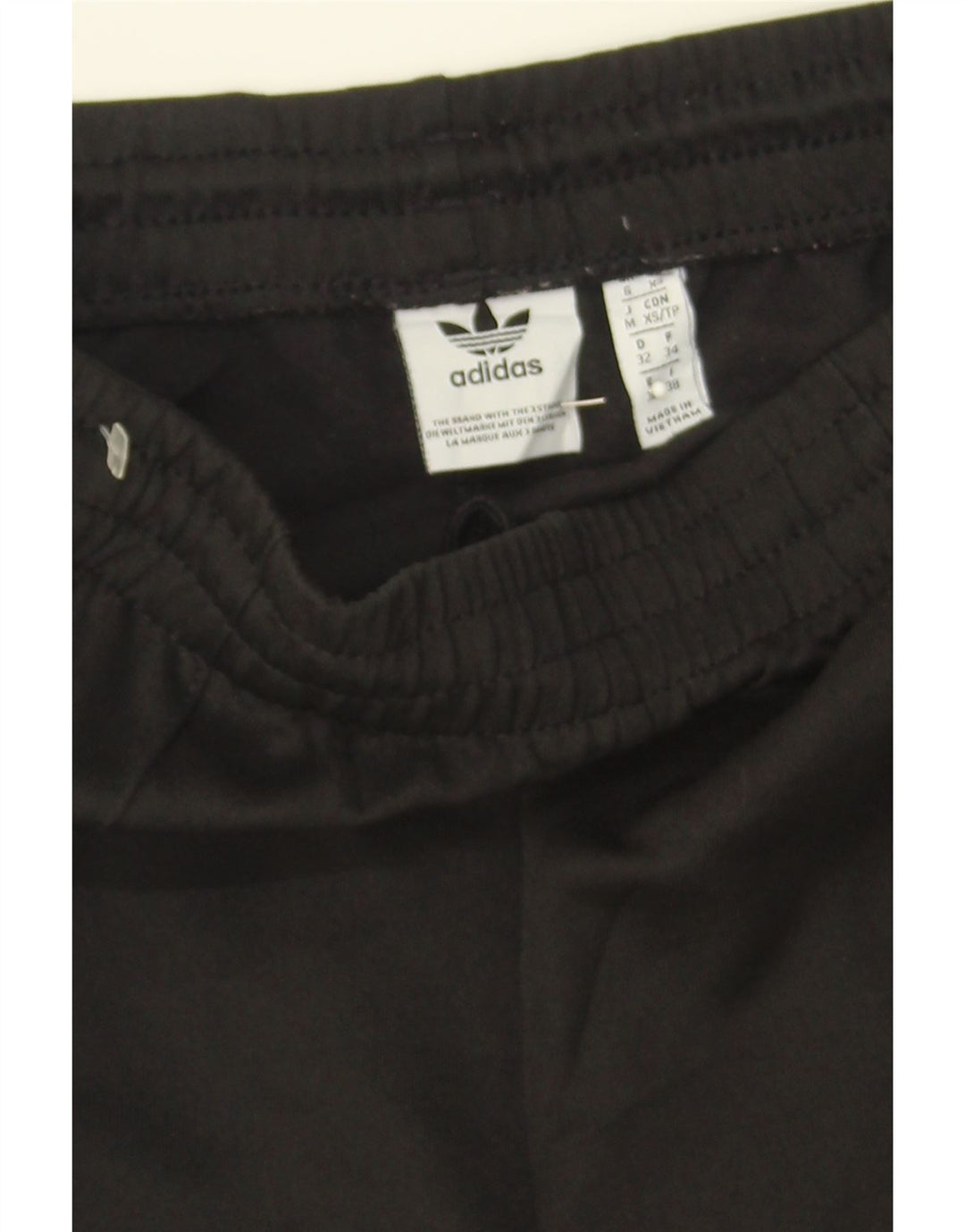 ADIDAS Womens Tracksuit Trousers UK 6 XS  Black Polyester Vintage Adidas and Second-Hand Adidas from Messina Hembry 