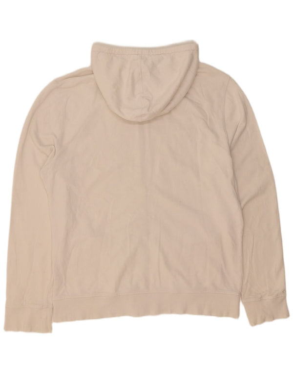 Pulover Calvin Klein Jeans pentru bărbați, cu fermoar și grafic, bumbac alb 2XL