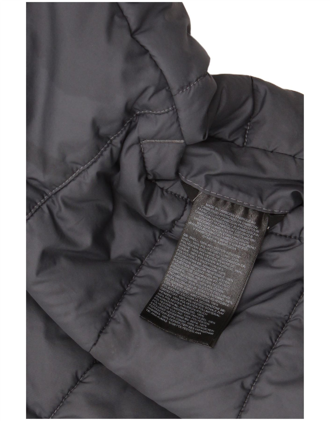 Jachetă căptușită pentru băieți The North Face 11-12 ani, mare, gri, colorblock