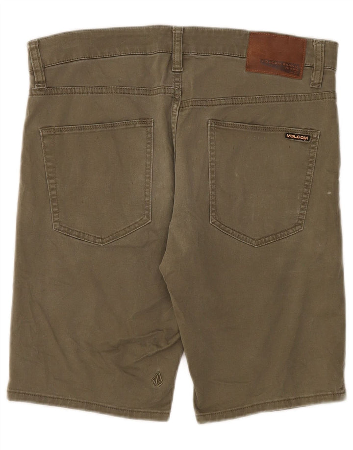 Pantaloni scurți Volcom Solver Denim W30 Medium Khaki Bumbac