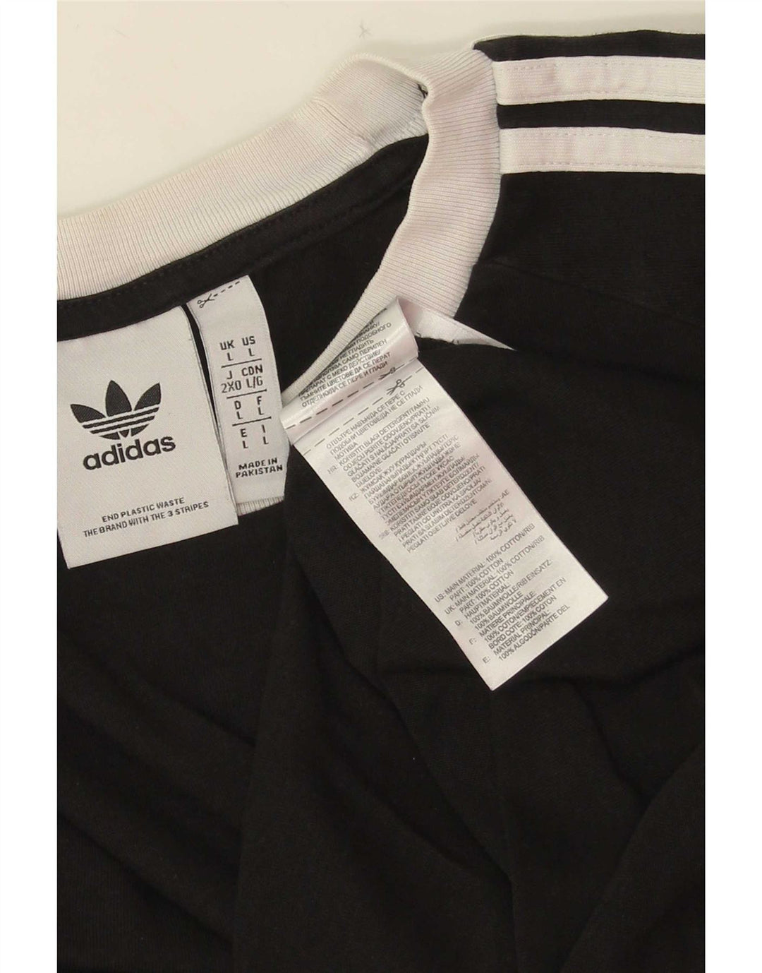 Tricou pentru bărbați Adidas Top mare, negru, bumbac