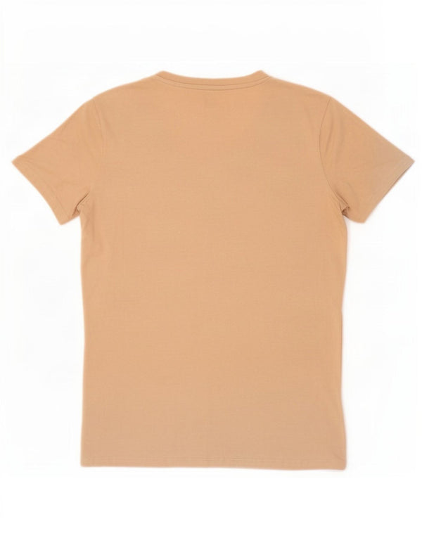 Tricou grafic Guess pentru femei Top UK 12 Medium Beige Bumbac