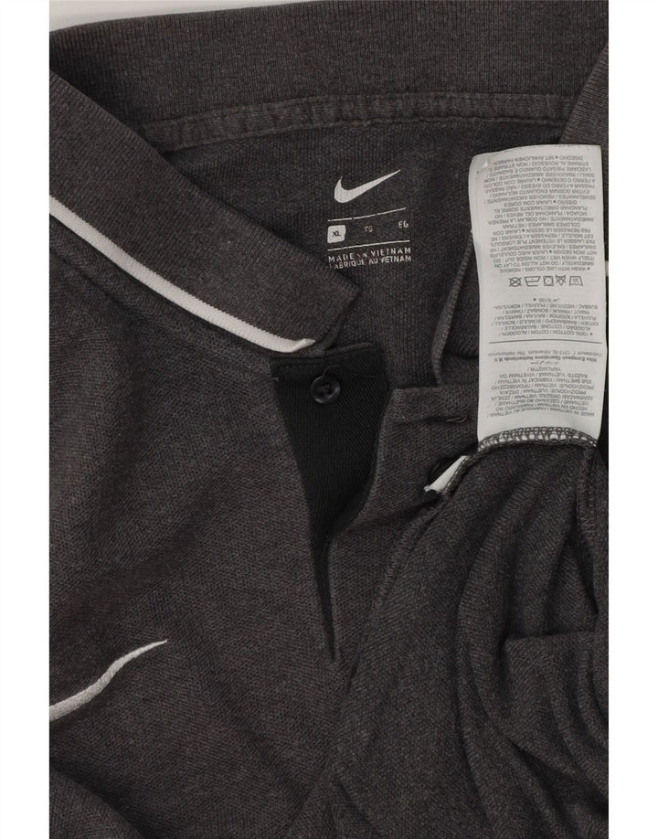 Tricou polo pentru bărbați NIKE XL bumbac gri