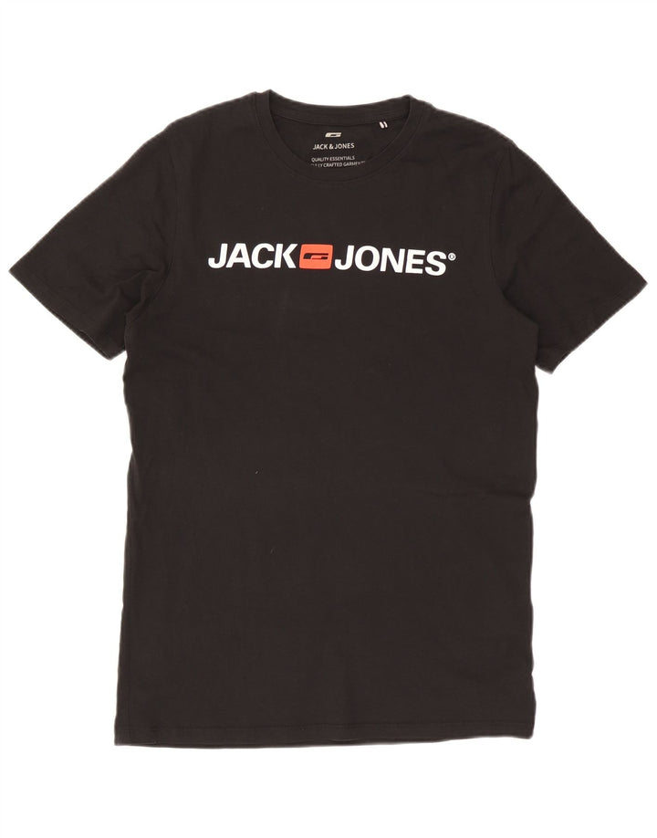 Tricou grafic Jack & Jones pentru bărbați Top mare negru