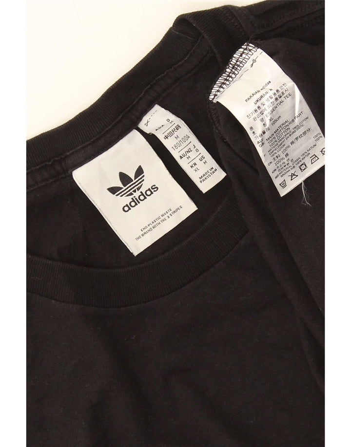 Tricou Bărbați Adidas Top Mediu Negru Bumbac