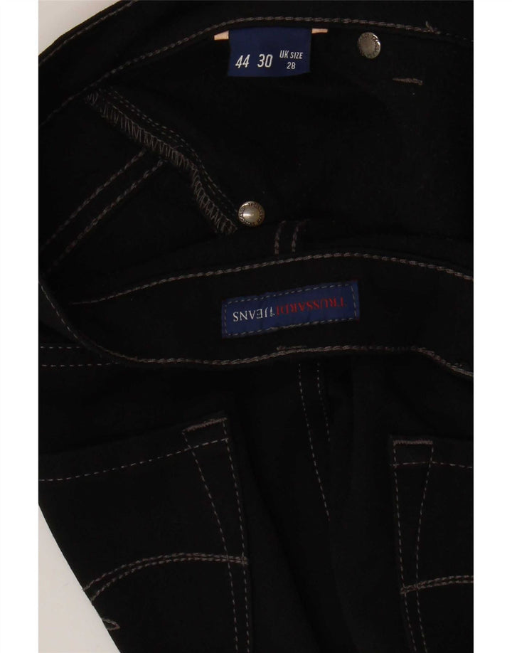 Trussardi blugi subțiri pentru femei W28 L27 negri
