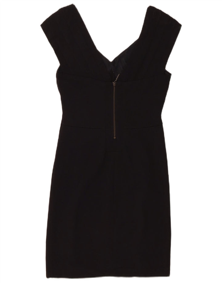 ZARA Womens Sleeveless Sheath Dress UK 12 Medium Black