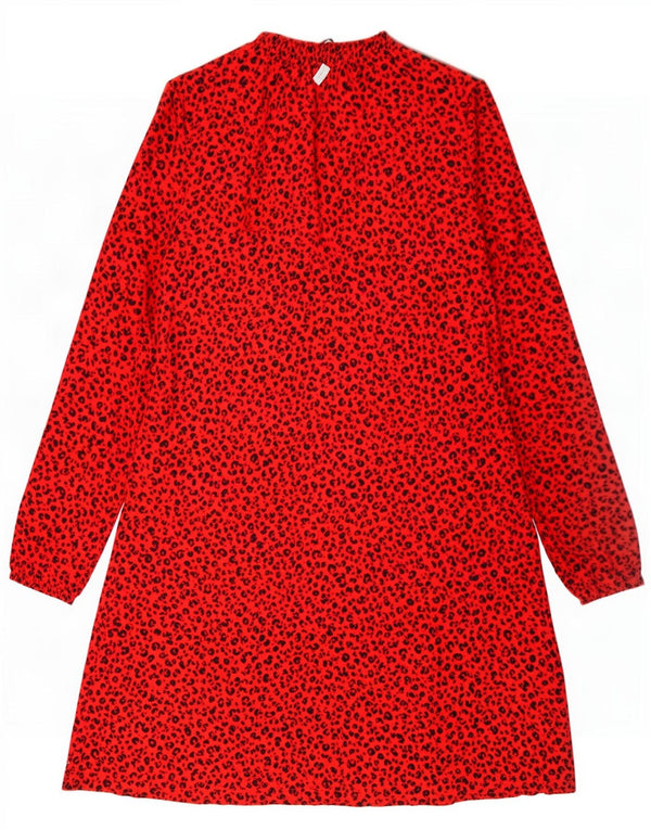 Rochie de bază pentru femei Marks & Spencer UK 12 Medium Red Animal Print