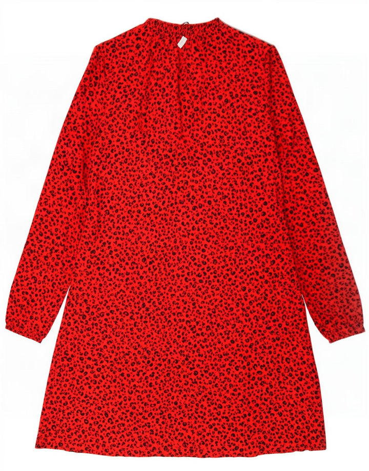Rochie de bază pentru femei Marks & Spencer UK 12 Medium Red Animal Print