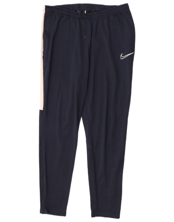 Pantaloni de trening Adidas Dri Fit pentru bărbați, mari, bleumarin, color block