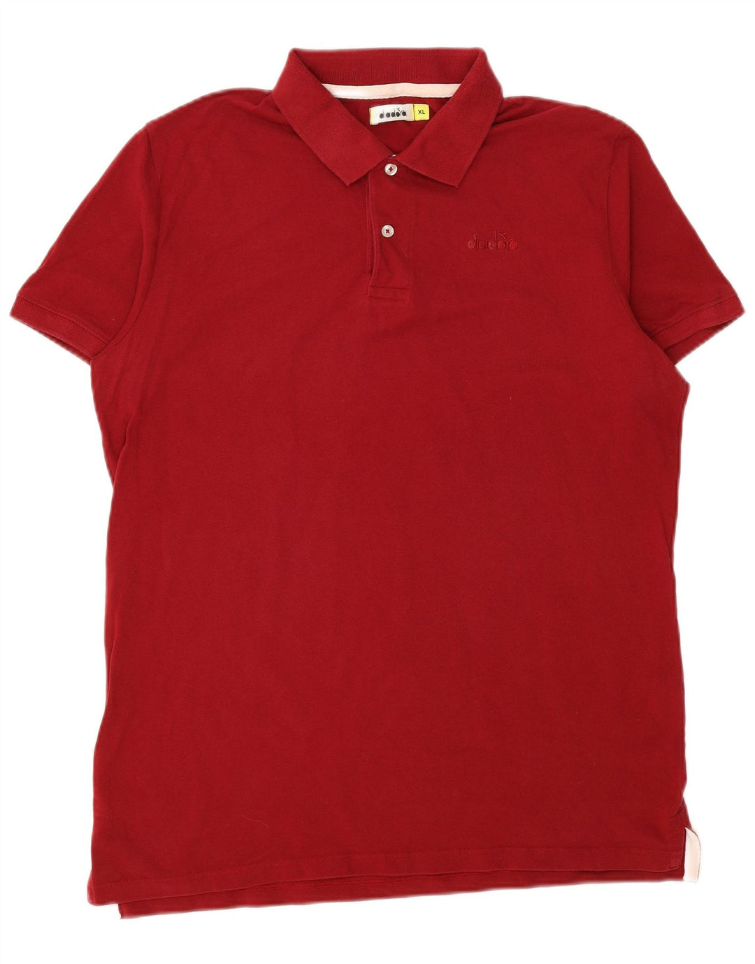 Tricou polo pentru bărbați Diadora XL bumbac roșu