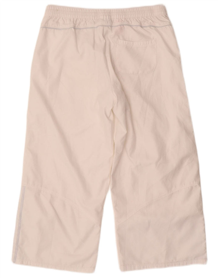 Pantaloni de trening Capri ADIDAS 13-14 ani, alb